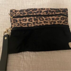 Leopard Print Makeup Bag